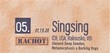 SINGSING, tištěný program PA