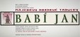 MAJEROVY BRZDOVÉ TABULKY: ALBUM BABÍ JAN, tištěný program PAštěný program PA