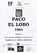 PACO EL LOBO, 1 strana, tištěný program PA